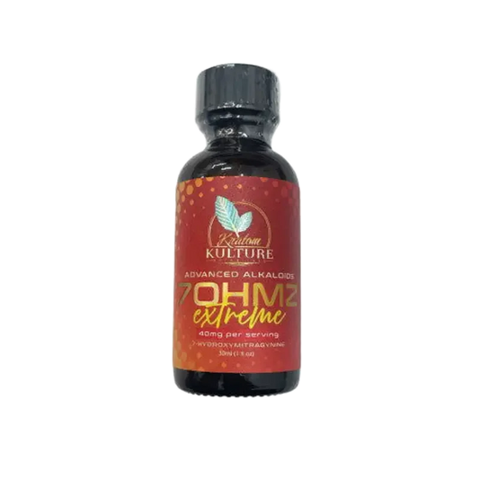 OHM Extreme Advanced Alkaloid Supplement by Kratom Kulture 40mg Shots - Seven Tech