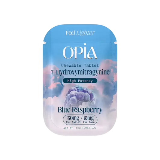 Opia 1ct 7OH Chewable Tabs Blue Raspberry 30mg per Tablet - Seven Tech
