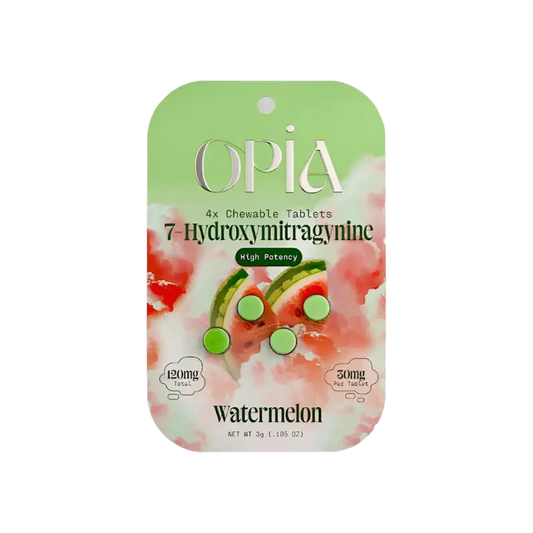 Opia 4ct 7OH Chewable Tabs Watermelon 30mg per Tablet - Seven Tech