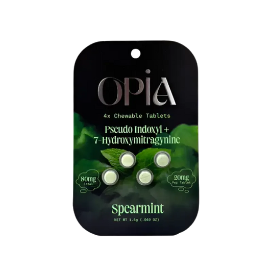 Opia 4ct 7OH + Pseudo Chewable Tabs Spearmint 20mg per Tablet - Seven Tech