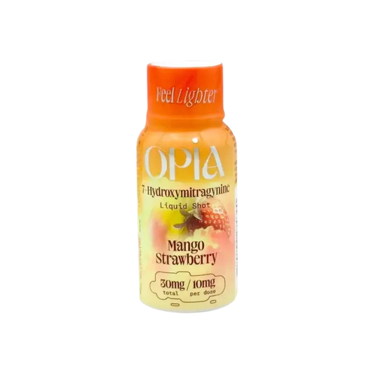Opia 7 Hydroxymitragynine Liquid Shot Mango Strawberry 30ml - Seven Tech