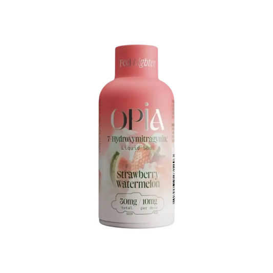 Pink bottle of OPI strawberry watermelon hydroxynitrogenate liquid.