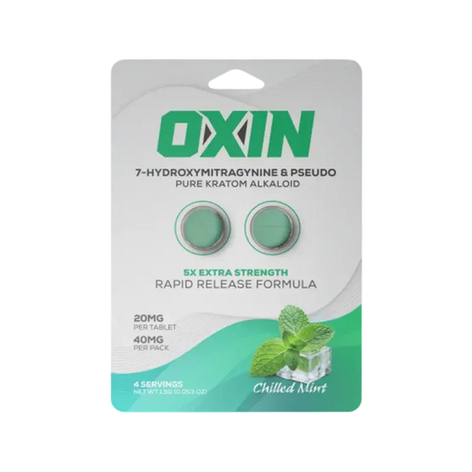 Oxin 2ct 7OH + Psuedo Mint Chewable Tabs 20mg Per Tablet - Seven Tech