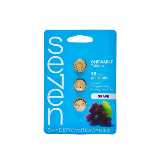 Se7en 3ct 7OH Chewable Tabs Grape 15mg per Tablet - Seven Tech