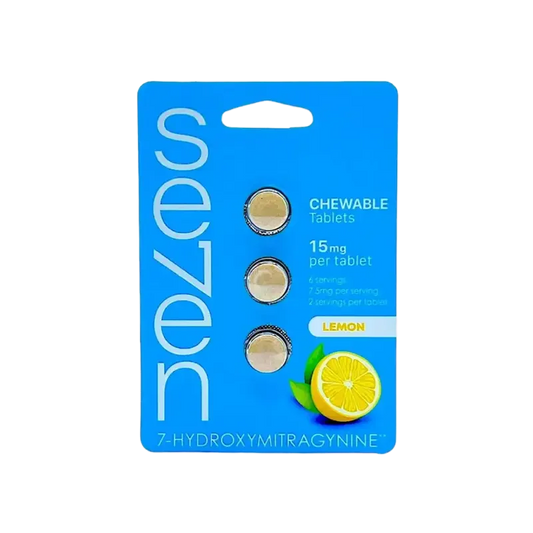 Se7en 3ct 7OH Chewable Tabs Lemon 15mg per Tablet - Seven Tech