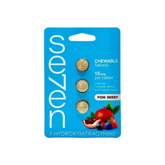 Se7en 3ct 7OH Chewable Tabs Pom Berry 15mg per Tablet - Seven Tech