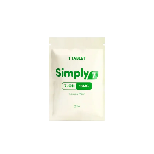 Simply 7 1ct 7OH Tabs Lemon Mint 18mg per Tablet - Seven Tech