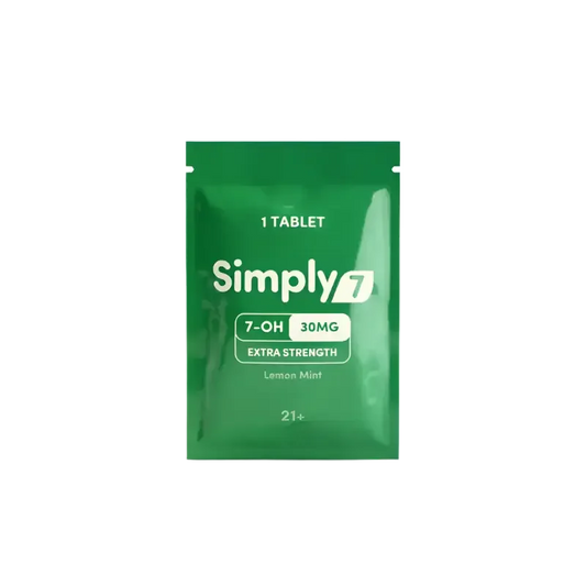 Simply7 1ct 7OH Tabs Lemon Mint 30mg per Tablet - Seven Tech