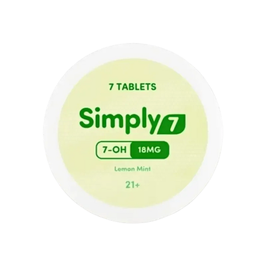 Simply 7 7ct 7OH Tabs Lemon Mint 18mg per Tablet - Seven Tech
