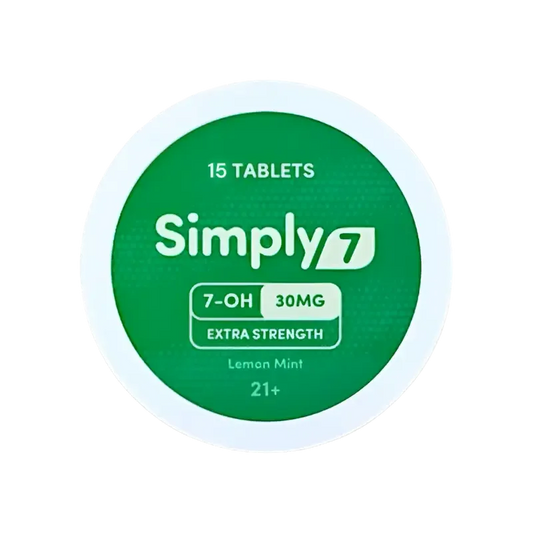 Simply7 15ct 7OH Tabs Lemon Mint 30mg per Tablet - Seven Tech