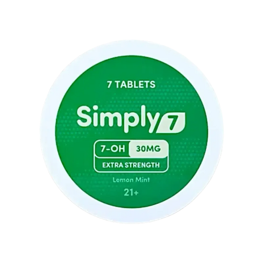 Simply7 7ct 7OH Tabs Lemon Mint 30mg per Tablet - Seven Tech