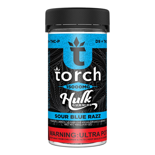 TORCH HULK GUMMIES 15000MG - SOUR BLUE RAZZ
