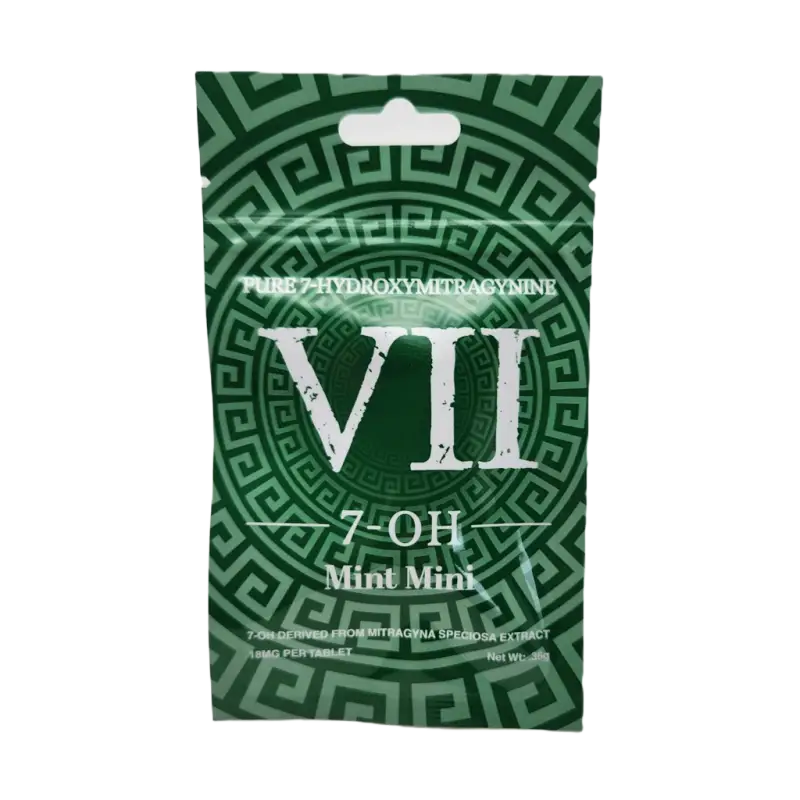 VII 20mg 7-OH 5ct Green Mint Mini Tabs VIITABLETS  7OH+