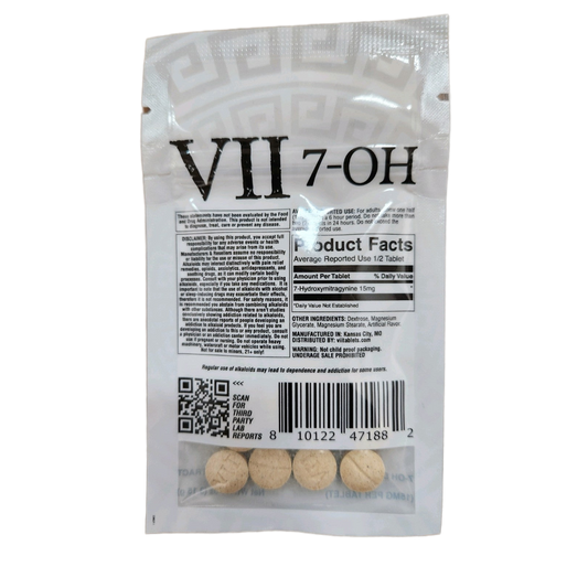 VII 7-OH 10ct 15mg Tabs 7ohplus  7OH+