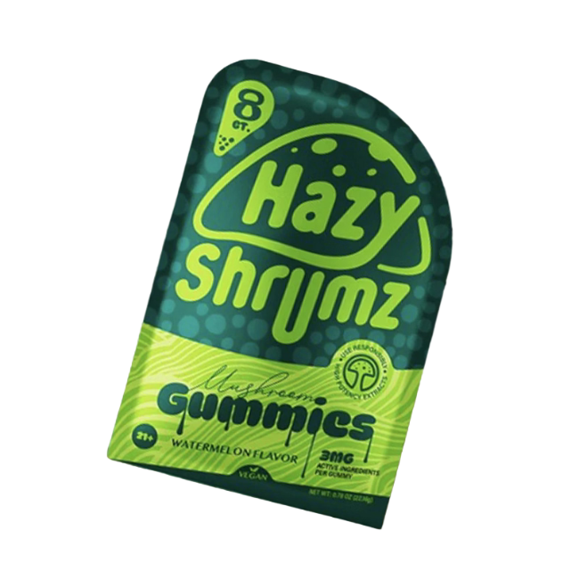 HAZY SHRUMZ GUMMIES 8CT / 0.78OZ - WATERMELON