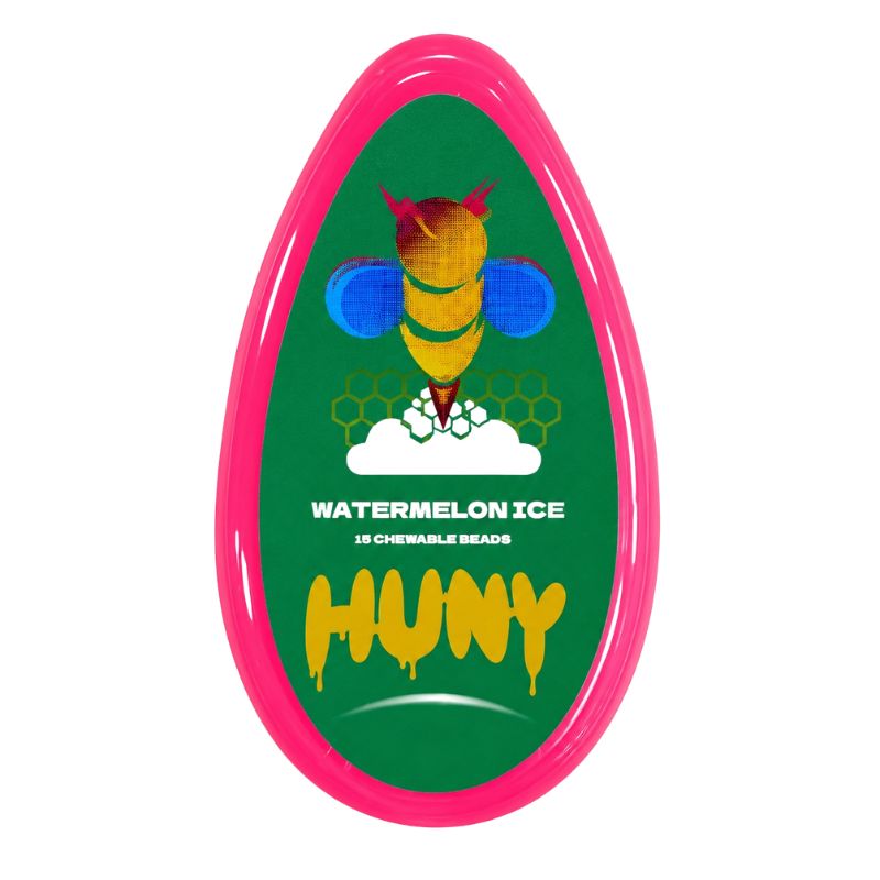 Huny Boost Arecoline Mints For Energy & Mood Boost 15ct - Watermelon Ice