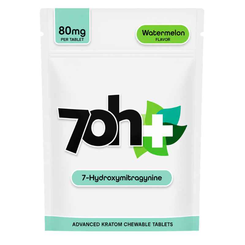 7OH Plus 7-Hydroxy Chewable Tablets 80mg Per Tablet