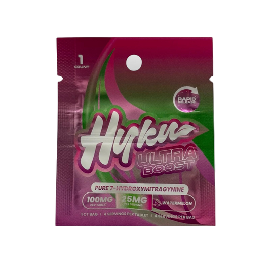 HYKU 1ct 7OH Chewable Tab Watermelon 100mg Per Tablets - Seven Tech