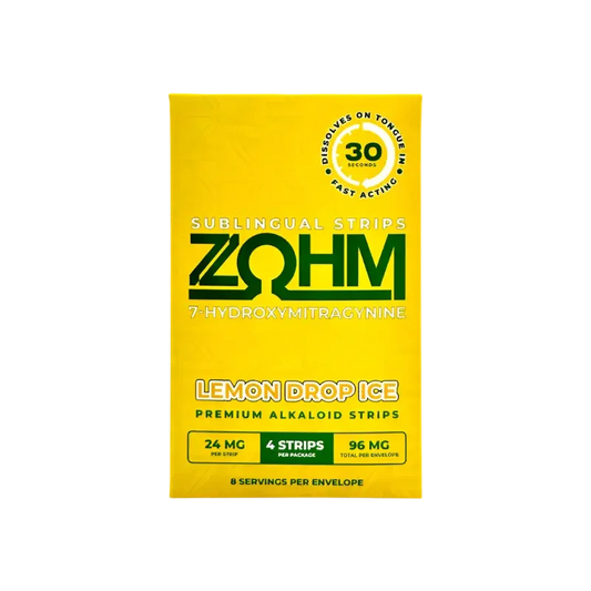 ZOHM 4ct 7OH Lemon Drop Strips 24mg per Strip - Seven Tech