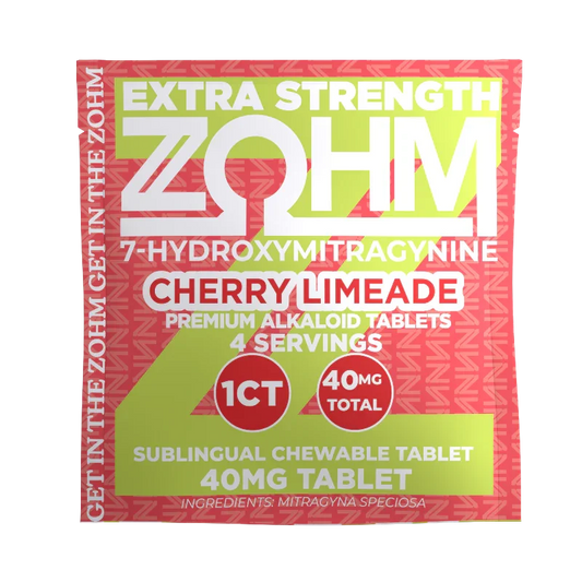 ZOHM 1ct 7OH Extra Strength Cherry Limeade 40mg per Tablet - Seven Tech